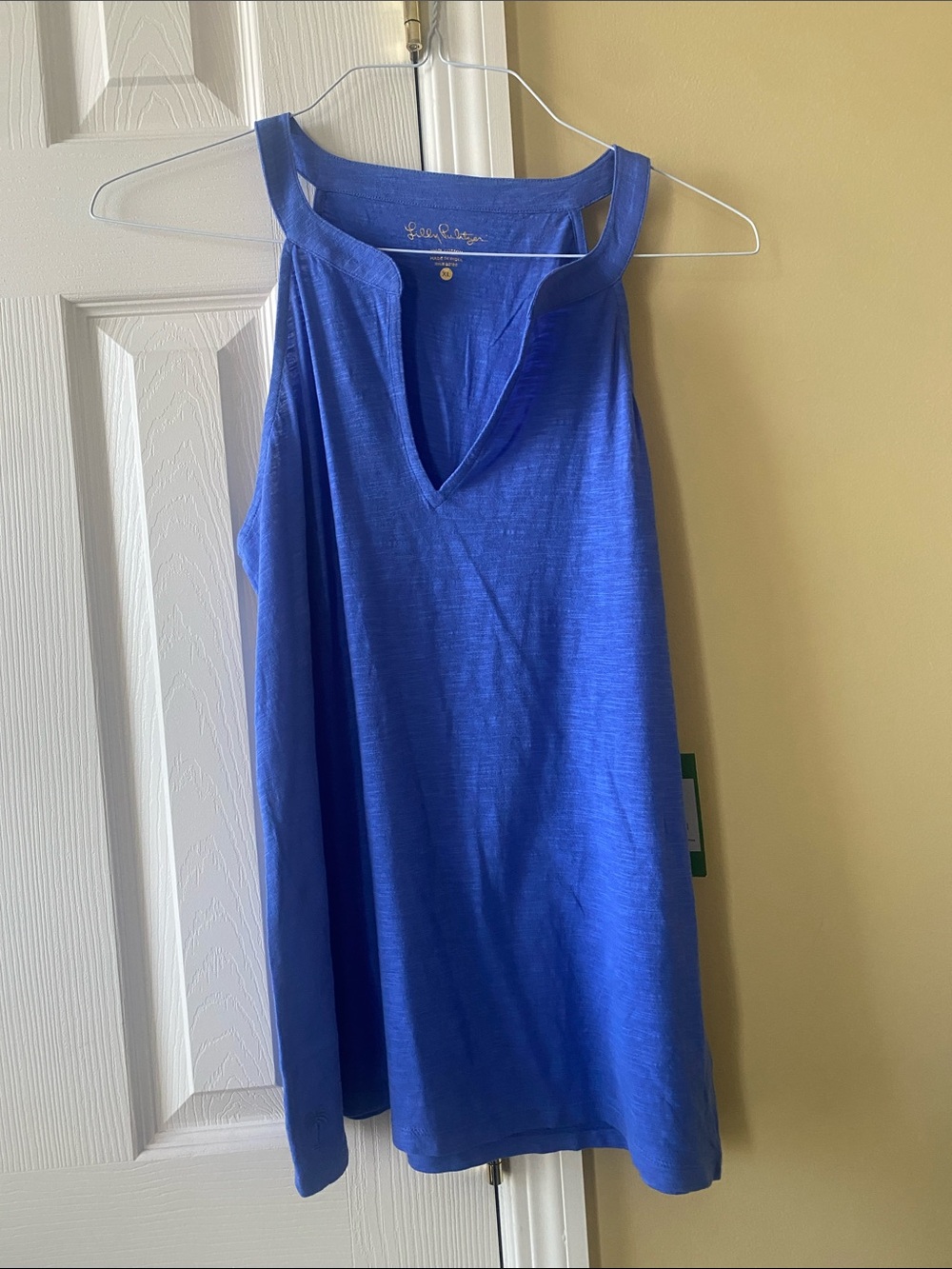 Lilly Pulitzer Royal Blue Sleeveless V-Neck Tank